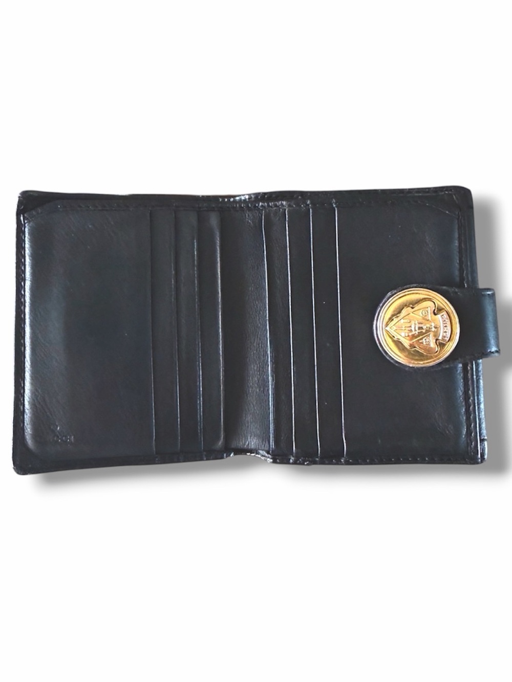*Rare* GUCCI Hysteria Compact Wallet Genuine Knight Logo Back & Gold - Picture 13 of 15